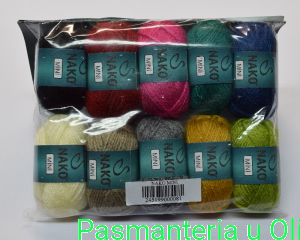 Włóczka Rekor Mini Nako 10g - 36m 10szt  