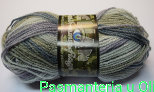 Włóczka Elian Klasik - Camouflage VSV 50g - 128m kol. 86138