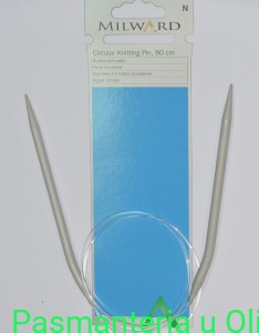 Druty na żyłce aluminiowe/teflonowe 7,0 80cm Milward Coats