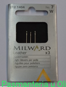 Igły do skóry, stal Milward Coats 7