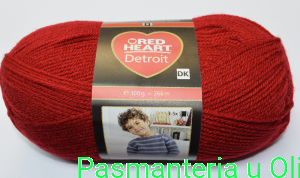 Włóczka Detroit Red Heart Coats 100g - 266m kol. 05669