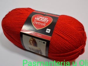 Włóczka Detroit Red Heart Coats 100g - 266m kol. 00207