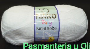 Włóczka Ninni Bebe Nako Baby Antyalergiczna 100g - 425m kol. 208