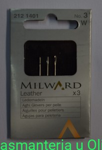 Igły do skóry, stal Milward Coats 7