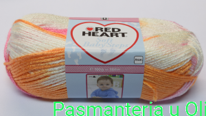 Włóczka Soft Baby Steps Red Heart Coats 100g - 164m kol. 09931