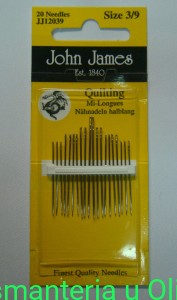 Igły quilting do pikowania John James 3/9