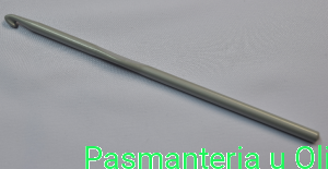 Szydełko aluminiowe/teflonowe do wełny 12mm 15cm 