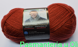 Włóczka Bella Red Heart Coats 100g - 300m kol. 00834