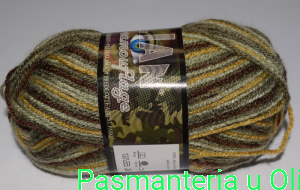 Włóczka Elian Klasik - Camouflage VSV 50g - 128m kol. 86136