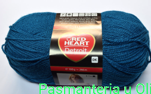 Włóczka Detroit Red Heart Coats 100g - 266m kol. 08195