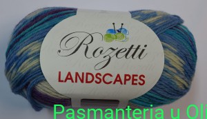 Włóczka Landscapes Rozetti 100% wełna 100g-200m kol. 03