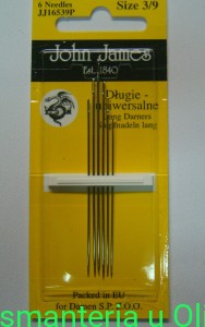 Igły długie - uniwersalne John James 3/9