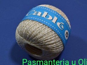 Kordonek Cable 5 rexor złota nitka 