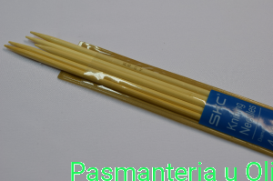 Druty do skarpet bambusowe 5szt 20cm 2mm SKC