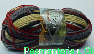 Włóczka Burcum "Cizgi" Alize 100g - 210m kol. 2984