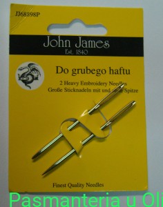 Igły do grubego haftu John James