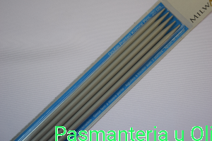 Druty do skarpet aluminiowe/teflonowe 5szt 20cm 3,5 Milward Coats