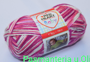 Włóczka Baby Red Heart Coats 50g - 190m kol. 08534