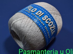 Kordonek Filo Di Scozia 8/3 rexor srebrna nitka 