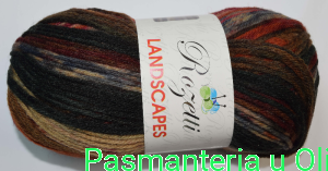Włóczka Landscapes Rozetti 100% wełna 100g-200m kol. 01
