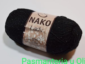 Włóczka z cekinami Lady Nako 50g - 150m kol. 217S